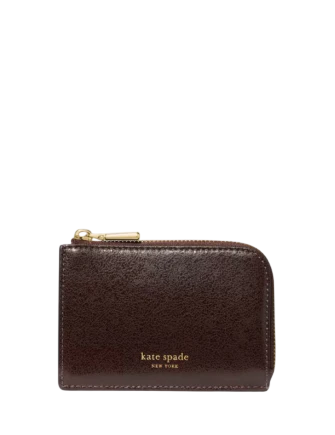 Kate Spade New York Patent Mini Zip Card Case