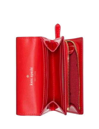 Kate Spade New York Patent Small L-zip Flap Wallet - Image 2