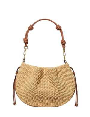 Kate Spade New York Pinch Straw Crossbody Bag