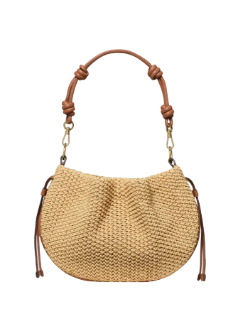 Kate Spade New York Pinch Straw Crossbody Bag