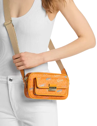 Michael Michael Kors Bradshaw Extra-Small Embellished Signature Logo Camera Crossbody Bag - Image 2