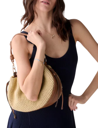 Kate Spade New York Pinch Straw Crossbody Bag - Image 2