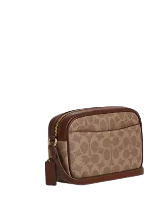 Coach Mini Jamie Camera Bag In Signature Canvas - Image 3