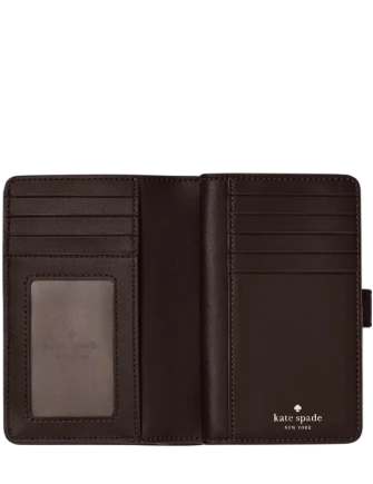 Kate Spade New York Quilted Suede Medium Bifold Wallet - Image 3
