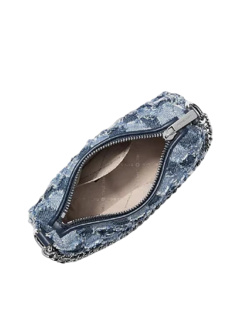 Michael Michael Kors Carmela Small Patchwork Denim Convertible Crossbody Bag - Image 2