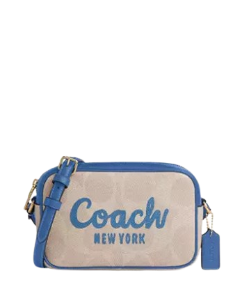 Coach Mini Jamie Camera Bag In Signature Canvas With Coach Print