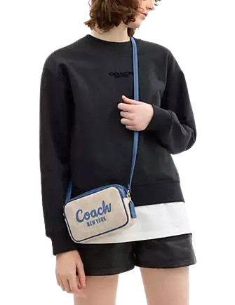 Coach Mini Jamie Camera Bag In Signature Canvas With Coach Print - Image 2