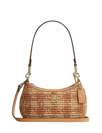 Coach Teri Mini Crossbody Bag With Gingham Print