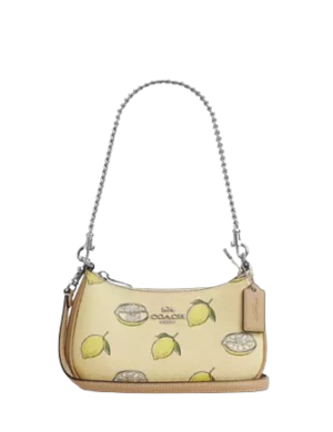 Coach Teri Mini Crossbody Bag With Lemon Print