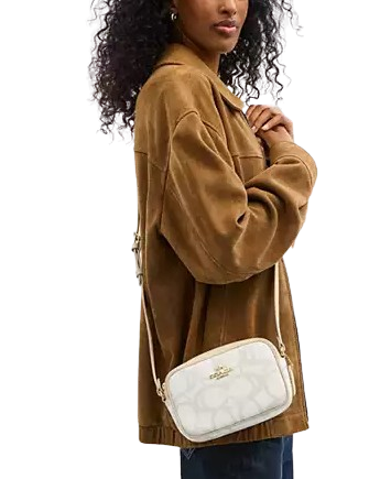 Coach Mini Jamie Camera Bag In Sketch Signature Canvas - Image 3
