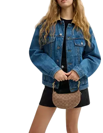 Coach Mini Payton Bag In Signature Canvas - Image 4