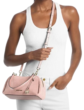 Michael Michael Kors Cecily Small Suede Shoulder Bag - Image 2