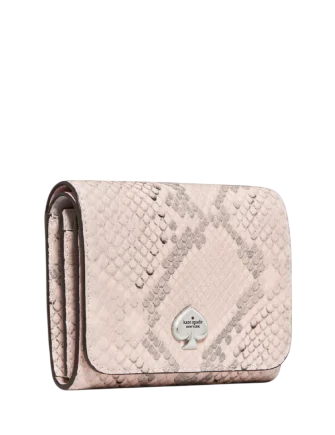 Kate Spade New York Kayla Snake Small L-zip Flap Wallet - Image 2