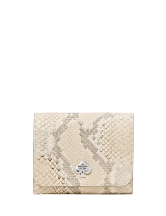Kate Spade New York Kayla Snake Small L-zip Flap Wallet