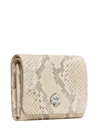 Kate Spade New York Kayla Snake Small L-zip Flap Wallet - Image 2
