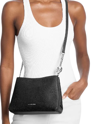 Michael Michael Kors Christina Small Pebbled Leather Crossbody Bag - Image 2