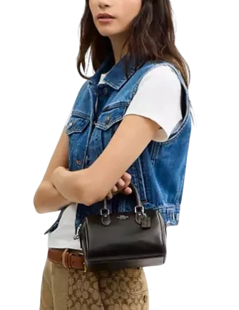 Coach Mini Rowan Crossbody Bag In Loved Leather - Image 2