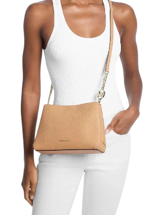 Michael Michael Kors Christina Small Pebbled Leather Crossbody Bag - Image 3