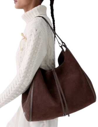Kate Spade New York Reese Suede Large Shoulder Bag - Image 2