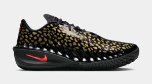 G.T Cut 4 Victor Wembanyama Mens Basketball Shoes (Black/Bright Crimson/Metallic Gold)