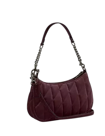 Coach Teri Shoulder Bag In Organic Cotton With Quilting - Image 3