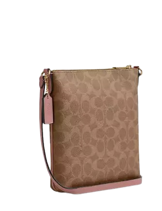 Coach Mini Rowan File Bag In Signature Canvas - Image 3