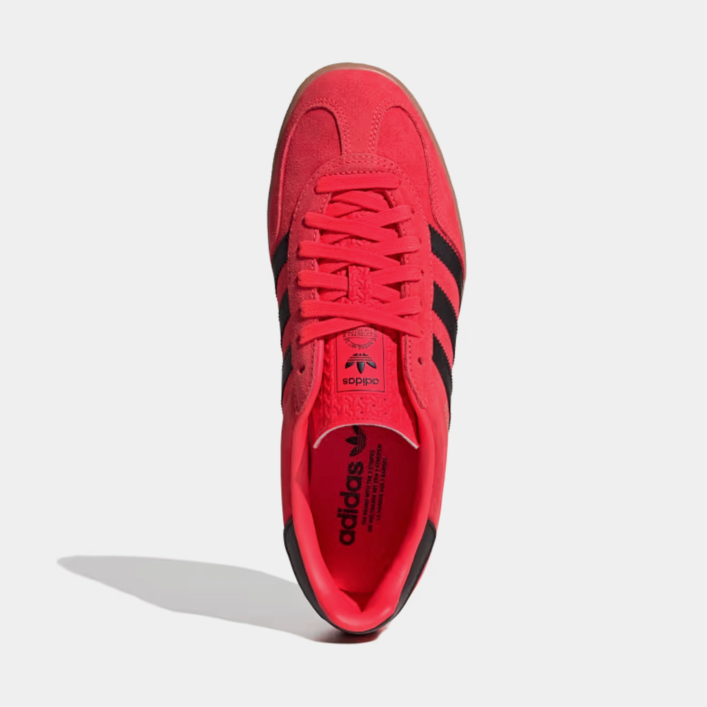 Gazelle Indoor Mens Lifestyle Shoes (Lucid Red/Core Black/Gold Metallic) - Image 2
