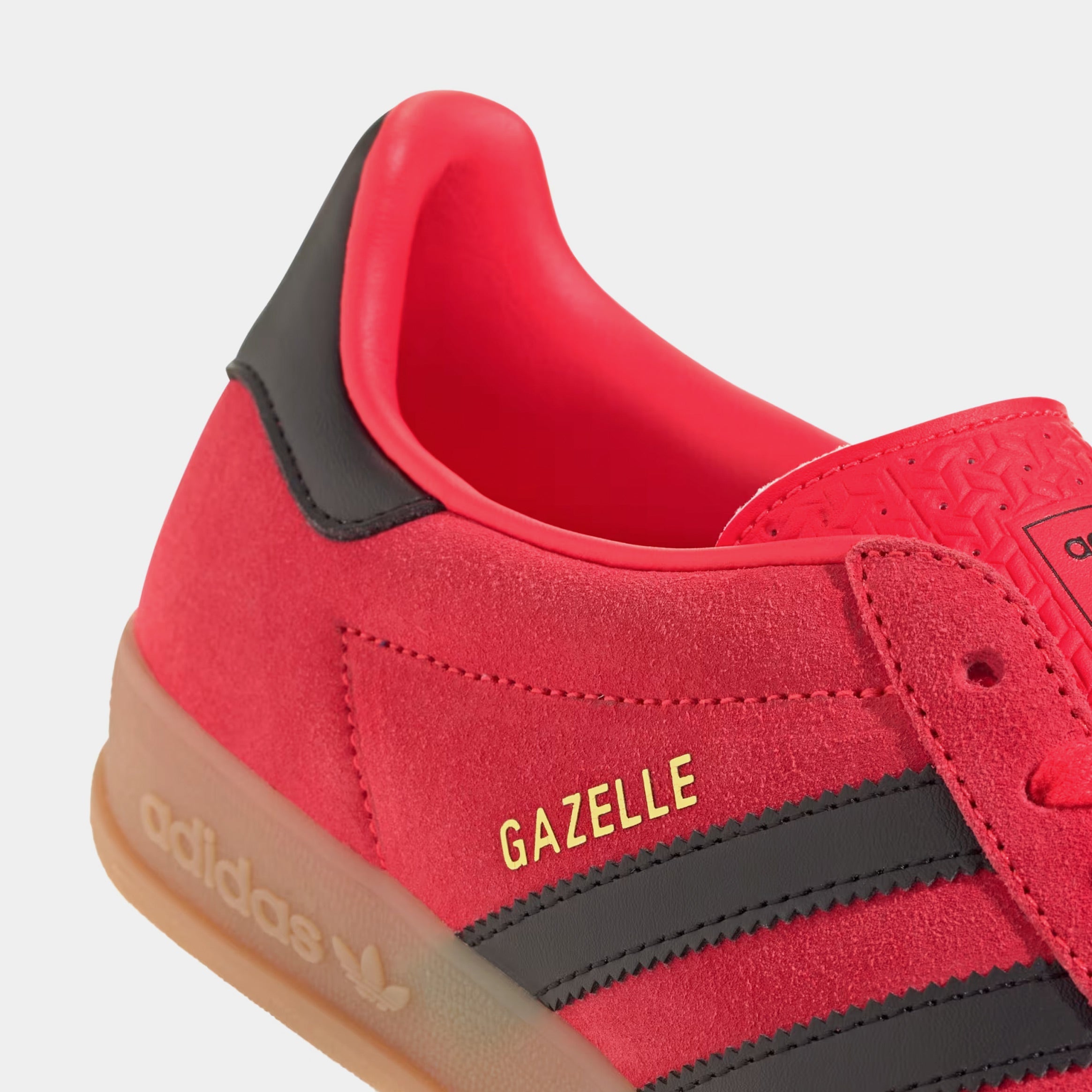 Gazelle Indoor Mens Lifestyle Shoes (Lucid Red/Core Black/Gold Metallic) - Image 4