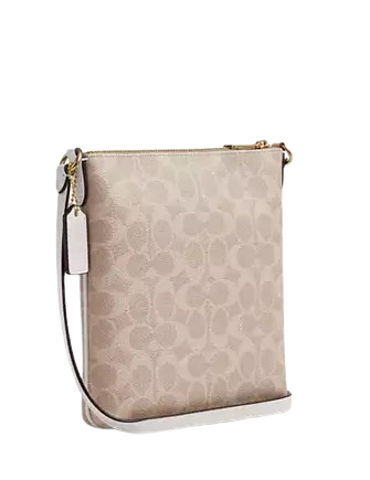 Coach Mini Rowan File Bag In Signature Canvas - Image 2