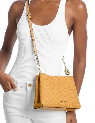 Michael Michael Kors Christina Small Signature Logo Crossbody Bag - Image 2