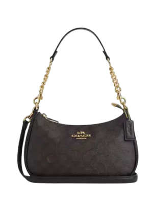 Coach Teri Shoulder Bag In Signature Canvas