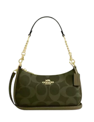 Coach Teri Shoulder Bag In Signature Canvas