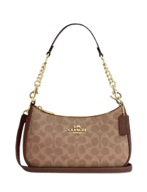 Coach Teri Shoulder Bag In Signature Canvas