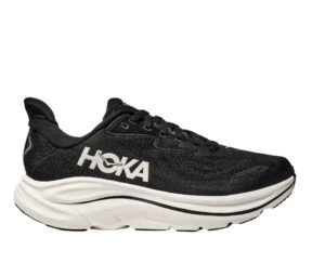 HOKA CLIFTON 10 MENS BLACK/WHITE (CLEARANCE FINAL SALE)