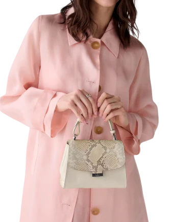 Kate Spade New York Riley Snake Embossed Small Top Handle Bag - Image 4