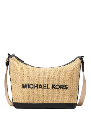 Michael Michael Kors Cooper Medium Crocheted Crescent Crossbody Bag