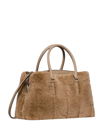 Kate Spade New York Thompson Street Faux Fur Small Satchel Bag - Image 3