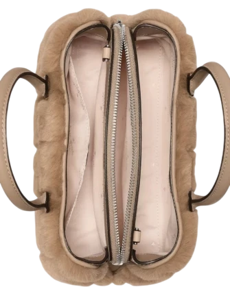 Kate Spade New York Thompson Street Faux Fur Small Satchel Bag - Image 4