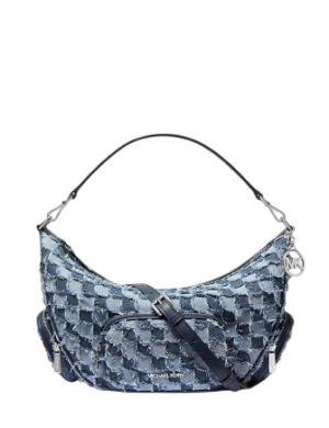 Michael Michael Kors Merritt Medium Patchwork Denim Convertible Shoulder Bag