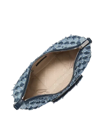 Michael Michael Kors Merritt Medium Patchwork Denim Convertible Shoulder Bag - Image 3