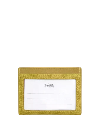 Coach Slim Id Card Case In Signature Canvas - Image 2