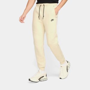 Tech Fleece Jogger Mens Pants (Light Khaki/Black)