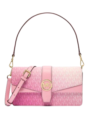 Michael Michael Kors Greenwich Medium Ombre Signature Logo Convertible Shoulder Bag