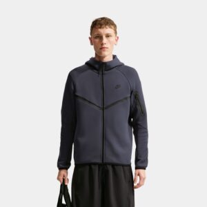 Tech Fleece Windrunner Full Zip Mens Jacket (Gridiron/Black)