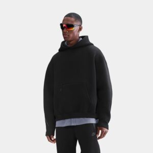 Tech Fleece Oversized Mens Hoodie (Black/Black)