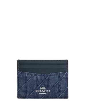Coach Slim Id Card Case With Quilting