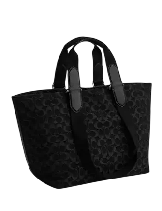 Coach Small Tour Tote Bag In Signature Denim - Image 3