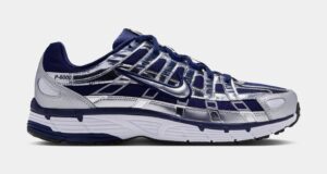 P-6000 Mens Running Shoes (Midnight Navy/Metallic Silver/White)