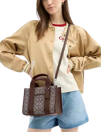 Coach Smith Tote Bag 24 In Signature Jacquard - Image 4
