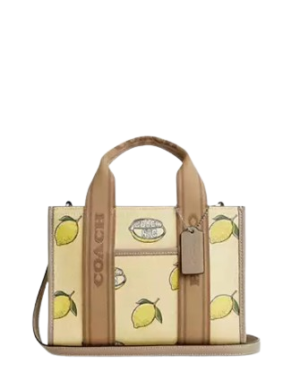 Coach Smith Tote Bag 24 With Lemon Print